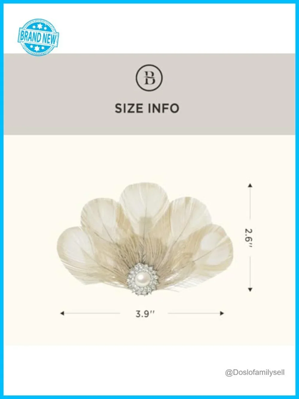 Peacock Feather Hair Clip Fascinator with Rhinestones Roaring 20s Headpiece
